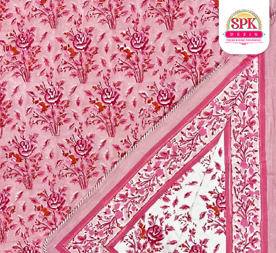 indian traditional dohar spk dezin PINK, 90x108