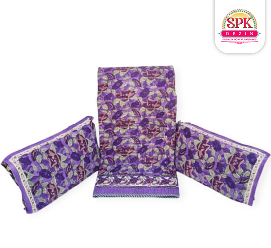 Cotton Comforters Purple, 90x108