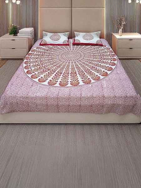 Hand Block Print Bedsheets - Traditional Craftsmanship